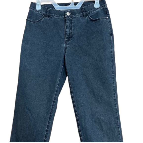 Lafayette 148 NY Women’s Dark Wash Stretch “Thompson” Jeggings Sz-4 - Picture 2 of 7